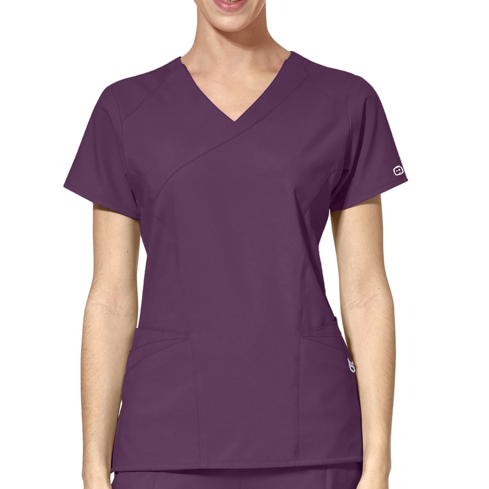 Donated EUC WonderWink Small Purple Scrub Top